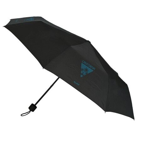 Ombrello Pieghevole BlackFit8 California Azzurro Nero Ø 98 cm