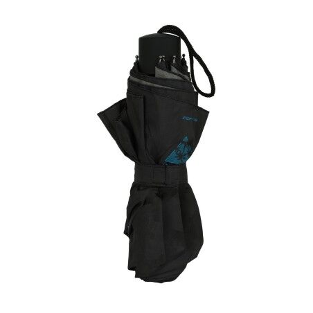 Ombrello Pieghevole BlackFit8 California Azzurro Nero Ø 98 cm