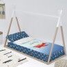 Copripiumone a sacco con Piumone HappyFriday Le Petit Prince Son Avion Multicolore 105 x 200 cm