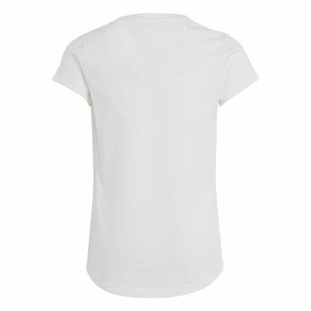 Maglia a Maniche Corte per Bambini Adidas Graphic Bianco