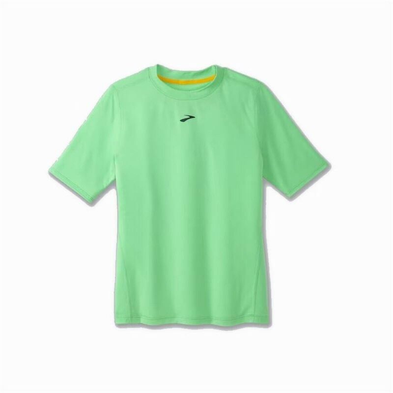 Maglia a Maniche Corte Donna Brooks High Point Verde Maglia a Maniche Corte Donna Brooks High Point Verde