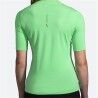 Maglia a Maniche Corte Donna Brooks High Point Verde