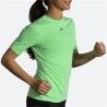 Maglia a Maniche Corte Donna Brooks High Point Verde