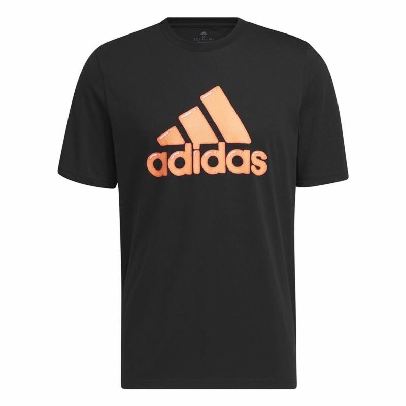 Maglia a Maniche Corte Uomo Adidas Logo Nero (L) Maglia a Maniche Corte Uomo Adidas Logo Nero (L)
