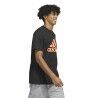 Maglia a Maniche Corte Uomo Adidas Logo Nero (L)
