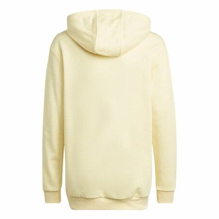 Felpa con Cappuccio Unisex Adidas Future Icons Badge of Sport Giallo