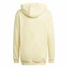 Felpa con Cappuccio Unisex Adidas Future Icons Badge of Sport Giallo