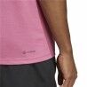 Maglia a Maniche Corte Uomo Adidas Training Essentials Prugna (S)