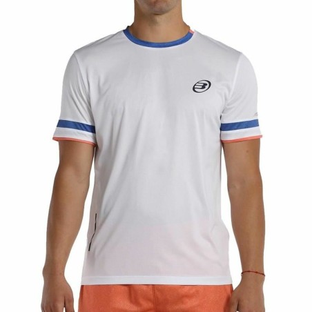 Maglia a Maniche Corte Uomo Bullpadel limar  Bianco