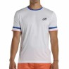 Maglia a Maniche Corte Uomo Bullpadel limar  Bianco