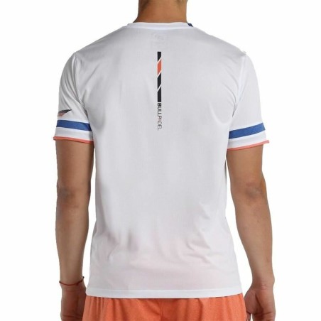 Maglia a Maniche Corte Uomo Bullpadel limar  Bianco