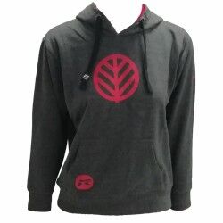 Felpa con Cappuccio Unisex Rox R-Cosmos Nero Grigio scuro