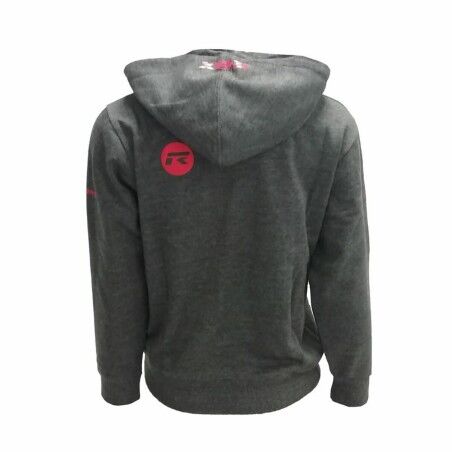 Felpa con Cappuccio Unisex Rox R-Cosmos Nero Grigio scuro