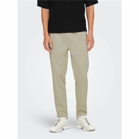 Pantalone di Tuta per Adulti Only & Sons Onslinus Crop Tap 0192 Beige Uomo