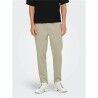 Pantalone di Tuta per Adulti Only & Sons Onslinus Crop Tap 0192 Beige Uomo