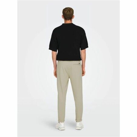 Pantalone di Tuta per Adulti Only & Sons Onslinus Crop Tap 0192 Beige Uomo