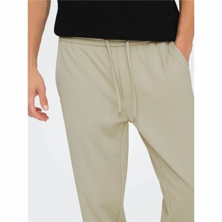 Pantalone di Tuta per Adulti Only & Sons Onslinus Crop Tap 0192 Beige Uomo