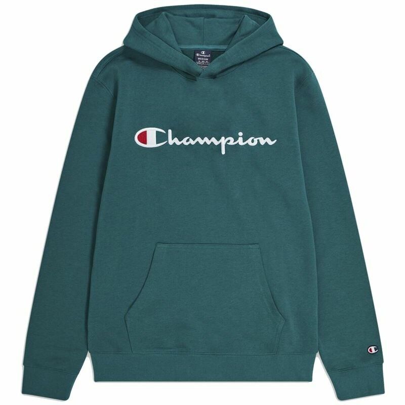 Felpa per Bambini Champion Hooded Azzurro Felpa per Bambini Champion Hooded Azzurro