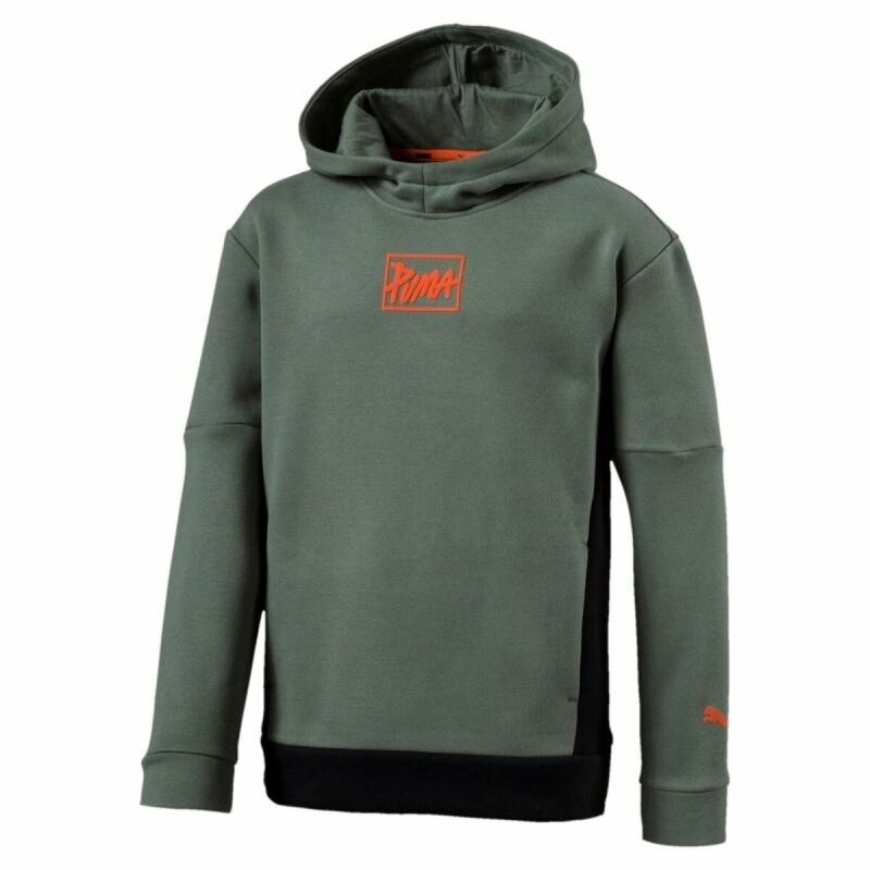 Felpa con Cappuccio Unisex Puma Style Hoody B Laurel Wreath Oliva Felpa con Cappuccio Unisex Puma Style Hoody B Laurel Wreath Oliva