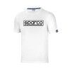 Maglia a Maniche Corte Uomo Sparco FRAME Bianco