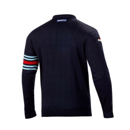 Felpa senza Cappuccio Uomo Sparco Martini Racing Blu scuro