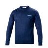 Felpa senza Cappuccio Uomo Sparco Blu scuro