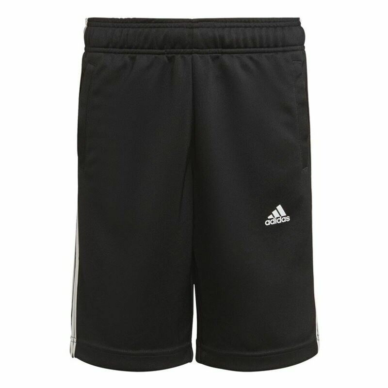 Pantaloncini Sportivi per Bambini Adidas D2M 3 Stripes Nero Pantaloncini Sportivi per Bambini Adidas D2M 3 Stripes Nero