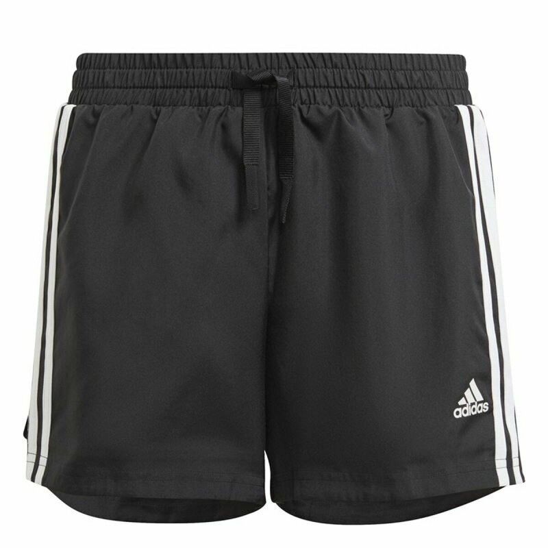 Pantaloncini Sportivi per Bambini Adidas Designed To Move 3 band Nero Pantaloncini Sportivi per Bambini Adidas Designed To Move 3 band Nero
