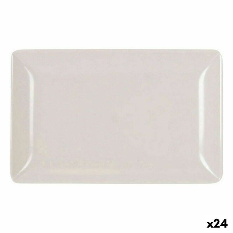 Vassoio per aperitivi La Mediterránea Melammina Bianco Brillante 20 x 13 x 2 cm (24 Unità) Vassoio per aperitivi La Mediterránea Melammina Bianco Brillante 20 x 13 x 2 cm (24 Unità)