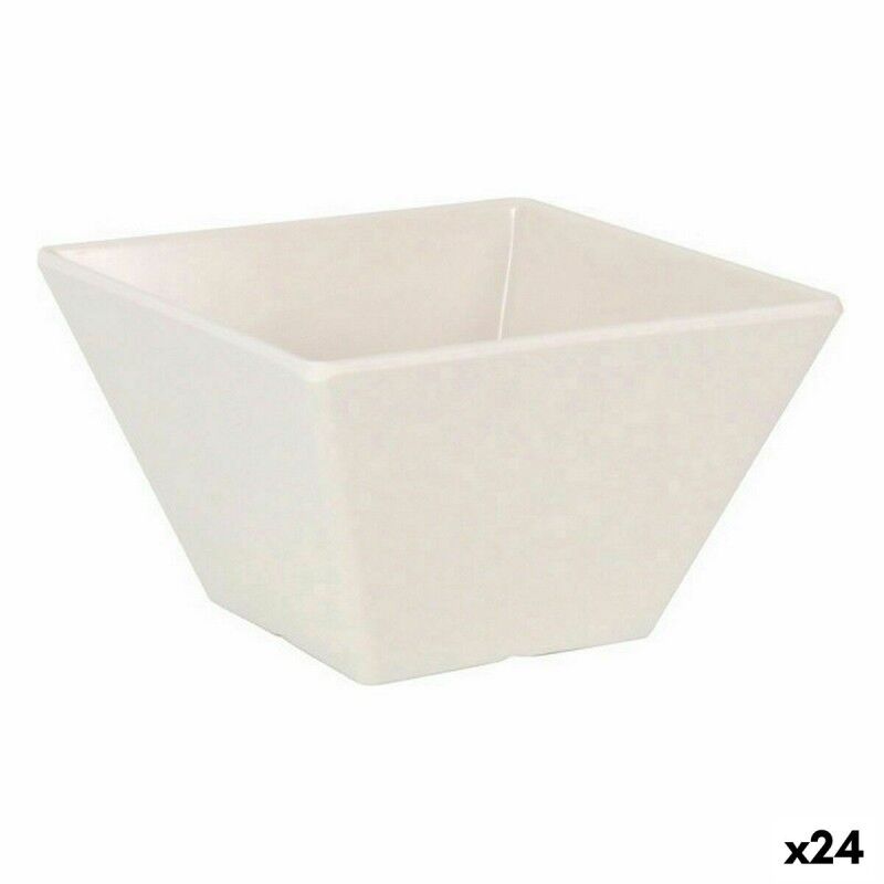 Ciotola per Aperitivi La Mediterránea Melammina Bianco Brillante 10 x 10 x 6 cm (24 Unità) Ciotola per Aperitivi La Mediterránea Melammina Bianco Brillante 10 x 10 x 6 cm (24 Unità)