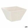 Ciotola per Aperitivi La Mediterránea Melammina Bianco Brillante 10 x 10 x 6 cm (24 Unità)