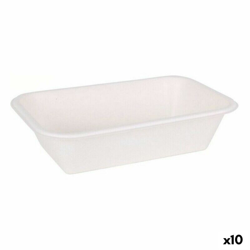 Set di Ciotole Viejo Valle Bianco (10 Unità) (50 pcs) Set di Ciotole Viejo Valle Bianco (10 Unità) (50 pcs)