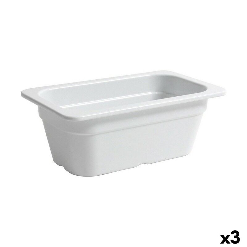 Teglia da Cucina Inde 26,5 x 16,2 x 10 cm (3 Unità)