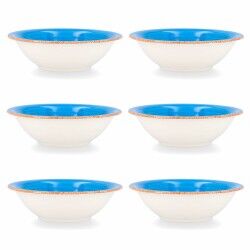Ciotola per Aperitivi Quid Vita Azzurro Ceramica 6 Pezzi