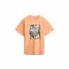 Maglia a Maniche Corte Uomo Vans VN0A5E7YD051 Arancio