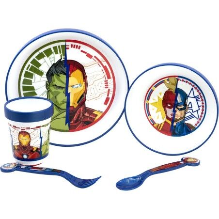 Set di Accessori per Bambini The Avengers CZ11304 Plastica (5 Pezzi)