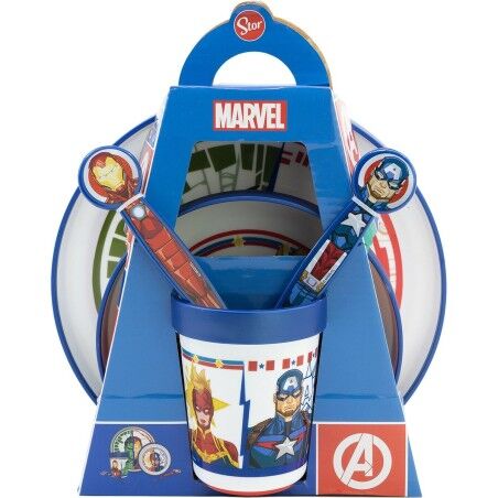 Set di Accessori per Bambini The Avengers CZ11304 Plastica (5 Pezzi)