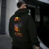 Felpa con Cappuccio Radikal Revolution RKGSG5063XL Nero XXXL