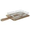 Vassoio per aperitivi Home ESPRIT Naturale 350 ml 39,5 x 20 x 5 cm