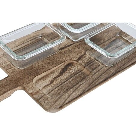 Vassoio per aperitivi Home ESPRIT Naturale 350 ml 39,5 x 20 x 5 cm