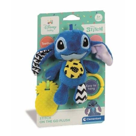 Peluche Stitch 15 x 25 x 6 cm Multicolore Poliestere Plastica