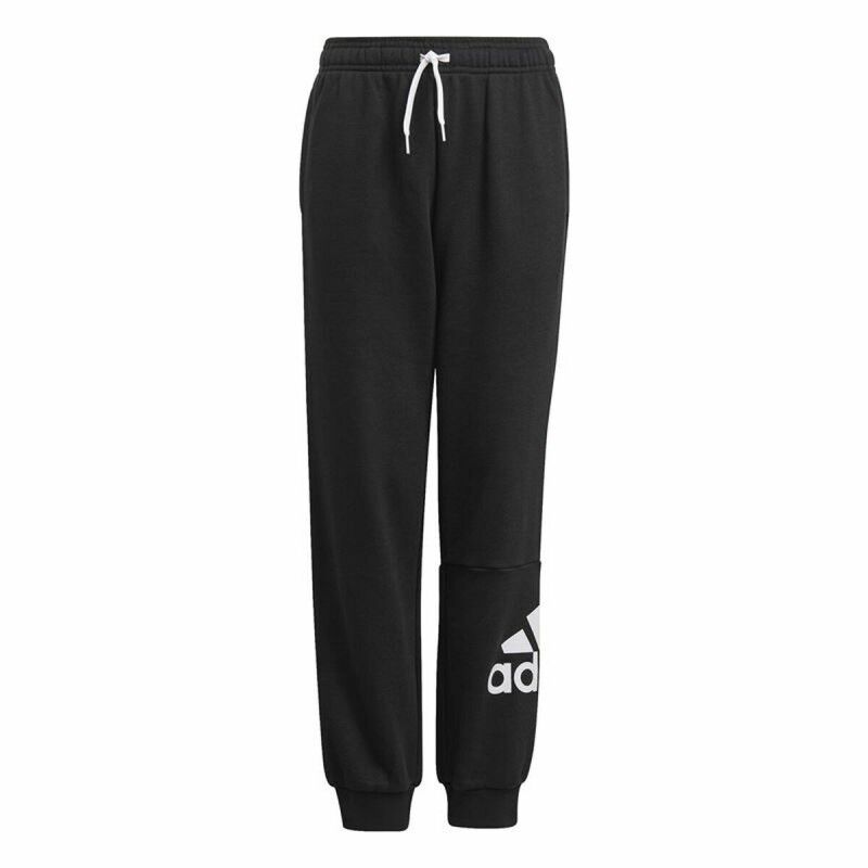 Pantalone di Tuta per Bambini Adidas Essentials French Terry Nero Pantalone di Tuta per Bambini Adidas Essentials French Terry Nero