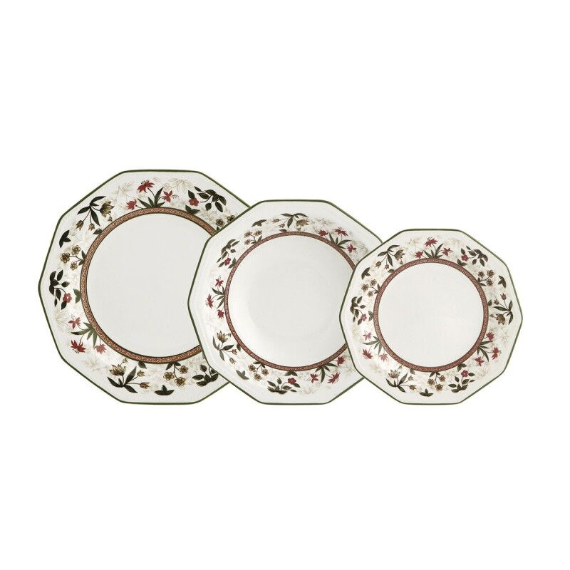 Servizio di Piatti Queen´s By Churchill Assam Multicolore Ceramica 12 Pezzi Servizio di Piatti Queen´s By Churchill Assam Multicolore Ceramica 12 Pezzi