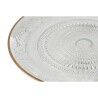 Piatto da pranzo Home ESPRIT Trasparente Dorato Cristallo 29 x 29 x 9,2 cm