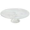 Piatto da pranzo Home ESPRIT Trasparente Cristallo 31 x 31 x 9,5 cm