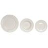 Servizio di Piatti Home ESPRIT Bianco Porcellana Righe 27 x 27 x 2 cm 18 Pezzi