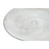 Piatto da pranzo Home ESPRIT Trasparente Cristallo 26 x 26 x 8 cm