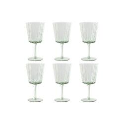 Set di Bicchieri Home ESPRIT Verde Cristallo 285 ml 8,4 x 8,4 x 16,4 cm (6 Unità)