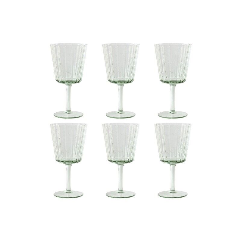 Set di Bicchieri Home ESPRIT Verde Cristallo 285 ml 8,4 x 8,4 x 16,4 cm (6 Unità) Set di Bicchieri Home ESPRIT Verde Cristallo 285 ml 8,4 x 8,4 x 16,4 cm (6 Unità)