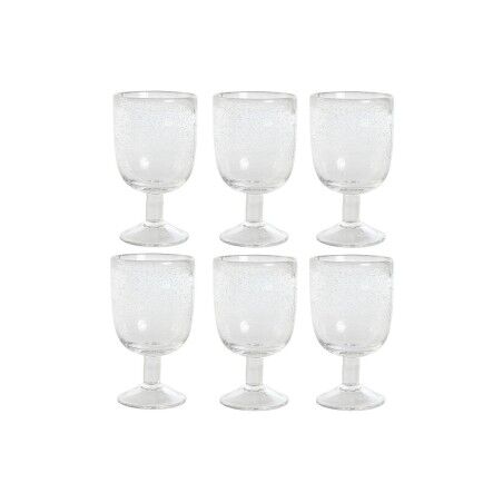 Set di Bicchieri Home ESPRIT Trasparente Cristallo 300 ml 8 x 8 x 14 cm (6 Unità)